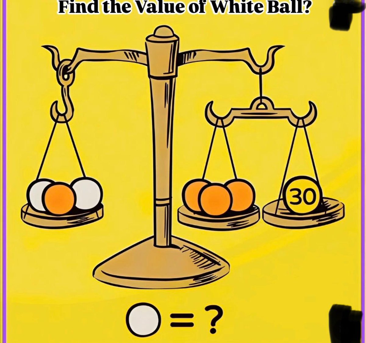 IQTestBrain's tweet image. What's the weight of white ball?