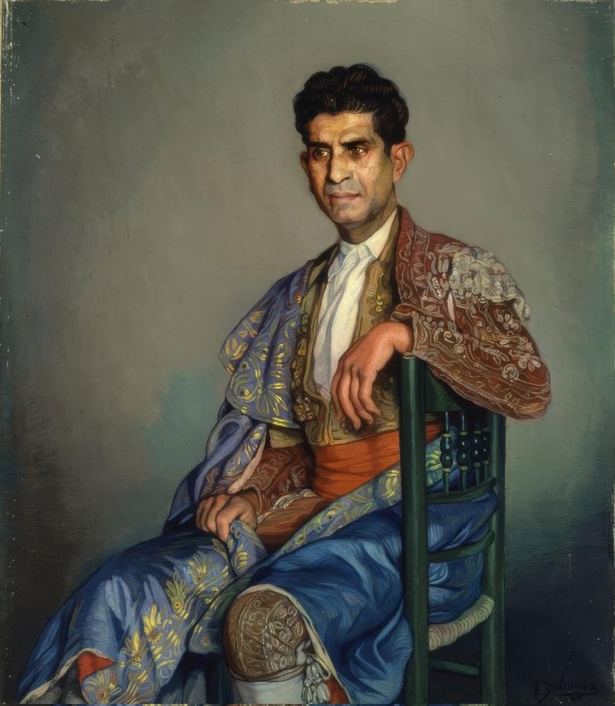 Torero con traje de luces. Ignacio Zuloaga.