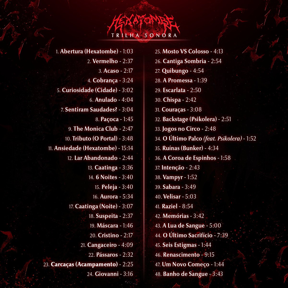 aschiavoto's tweet image. Dois dias.

Pra qual vocês estão mais no hype?

#HEXATOMBEOST