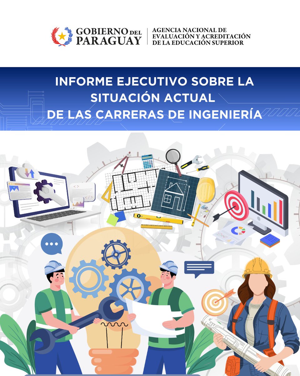 #LaMañanaNacional conversamos con el Dr. 🗣️ José Fernando Duarte, presidente de <a href="/ANEAES_Paraguay/">ANEAES</a> 
🔹ANEAES presenta datos claves sobre las carreras de Ingeniería en Paraguay