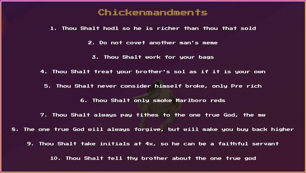 Church of the Smoking Chicken Fish tweet media