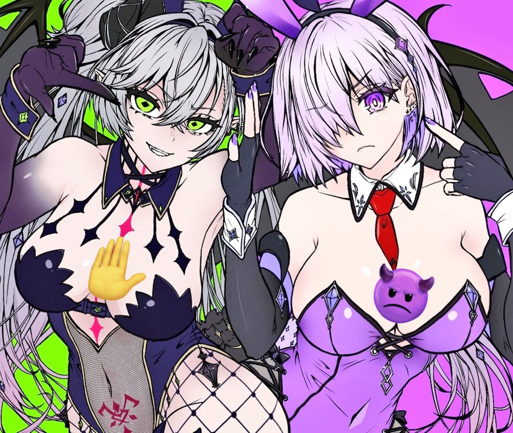 マシュリリ💜バニーバトル💚 