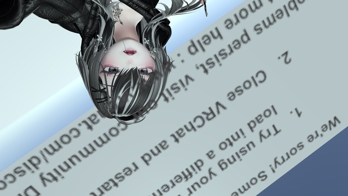 LvReflem's tweet image. ワールド移動する時に強制的にホームに戻されるんだけど対処法ご存知の方いませんか、、、、、

あとエラーアバターで表示される人がかなり増えたり、、、、、、

キャッシュクリアと再インストールはしたけど変わらずかも

#VRChat