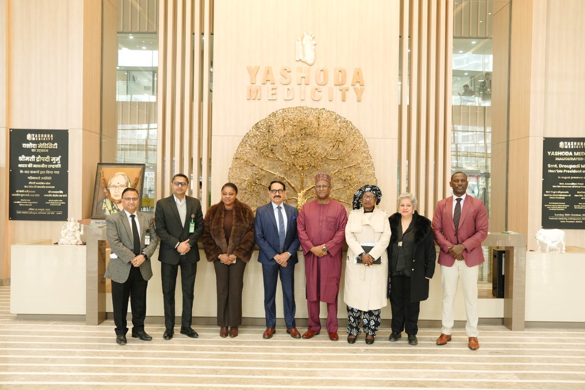 MoU signed between the High Commission of The Gambia and Yashoda Medicity Hospital, marking a step forward in healthcare collaboration.
#MoUSigning #IndiaGambia #Healthcare