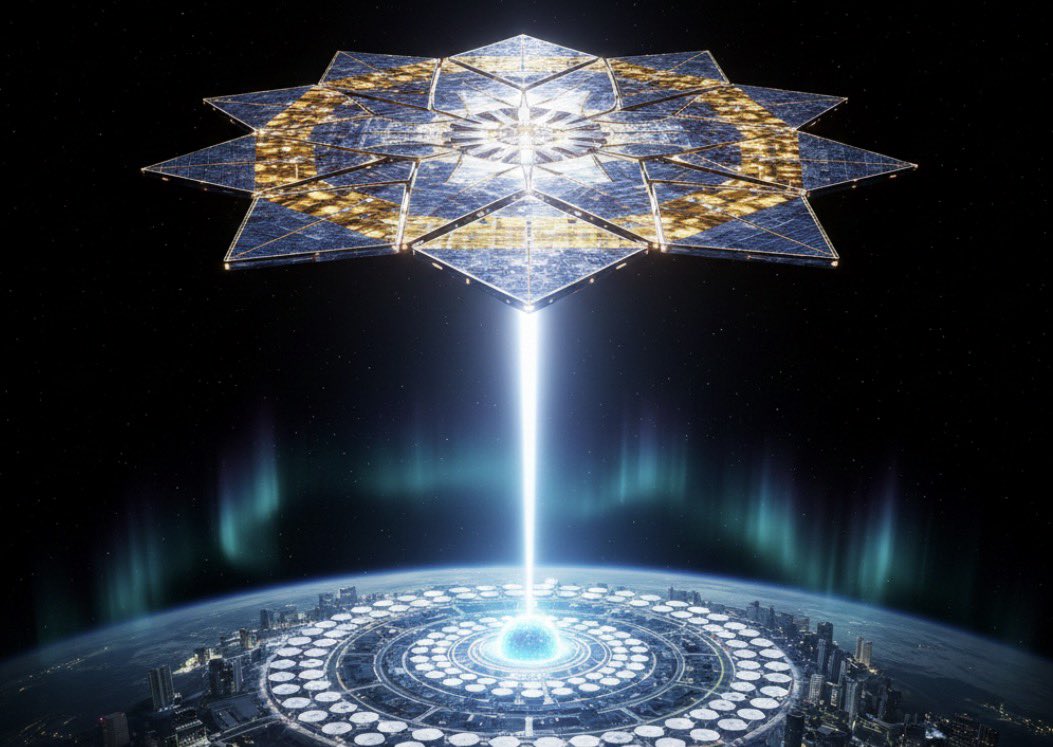 宇宙発電所(田中 資幸 作) JAXAの宇宙太陽光発電実証実験が成功
