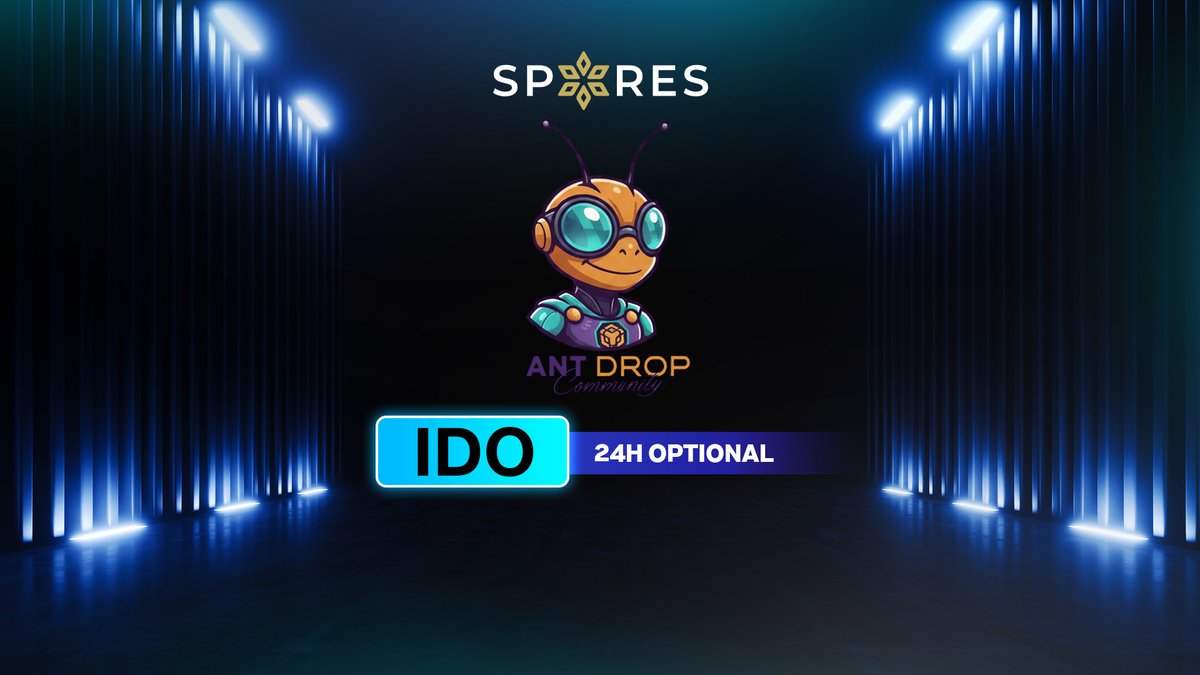 Spores_Network's tweet image. 📣 𝐀𝐧𝐭𝐃𝐫𝐨𝐩 𝐈𝐃𝐎 𝐋𝐚𝐮𝐧𝐜𝐡𝐢𝐧𝐠 𝐨𝐧 𝐒𝐩𝐨𝐫𝐞𝐬 𝐋𝐚𝐮𝐧𝐜𝐡𝐩𝐚𝐝!

☄️ @AntDropp is a next-generation multi-chain airdrop and token distribution infrastructure built for Web3 projects and investors. With audited smart contracts, KYC verification, risk scoring, and…