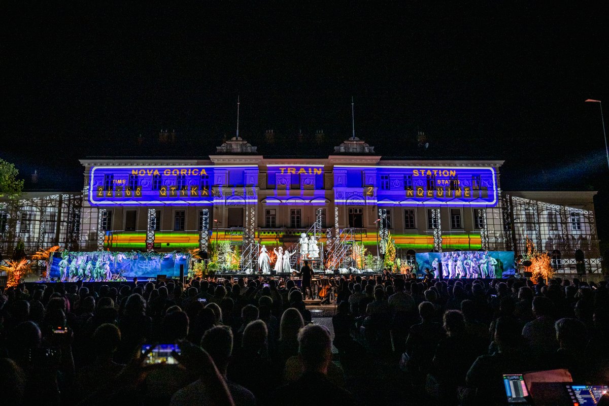 garibis's tweet photo. Un #festival o un #teatro non sono mai solo luoghi di spettacolo, ma case della #Comunità. Da "Il viaggio a Reims" ad uno spazio culturale eredità di #GO2025 @regioneFVGit #Gorizia #NovaGorica https://t.co/hO6YpCRnj0