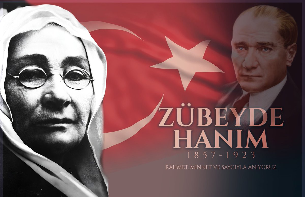 AliOsmanHS's tweet photo. Cumhuriyetimizin kurucusu Gazi Mustafa Kemal Atatürk’ün değerli annesi #ZübeydeHanım’ı vefatının 103’üncü yıl dönümünde rahmet, minnet ve şükranla anıyorum. Ruhu şad mekanı Cennet olsun. https://t.co/NdsCuXBj2X