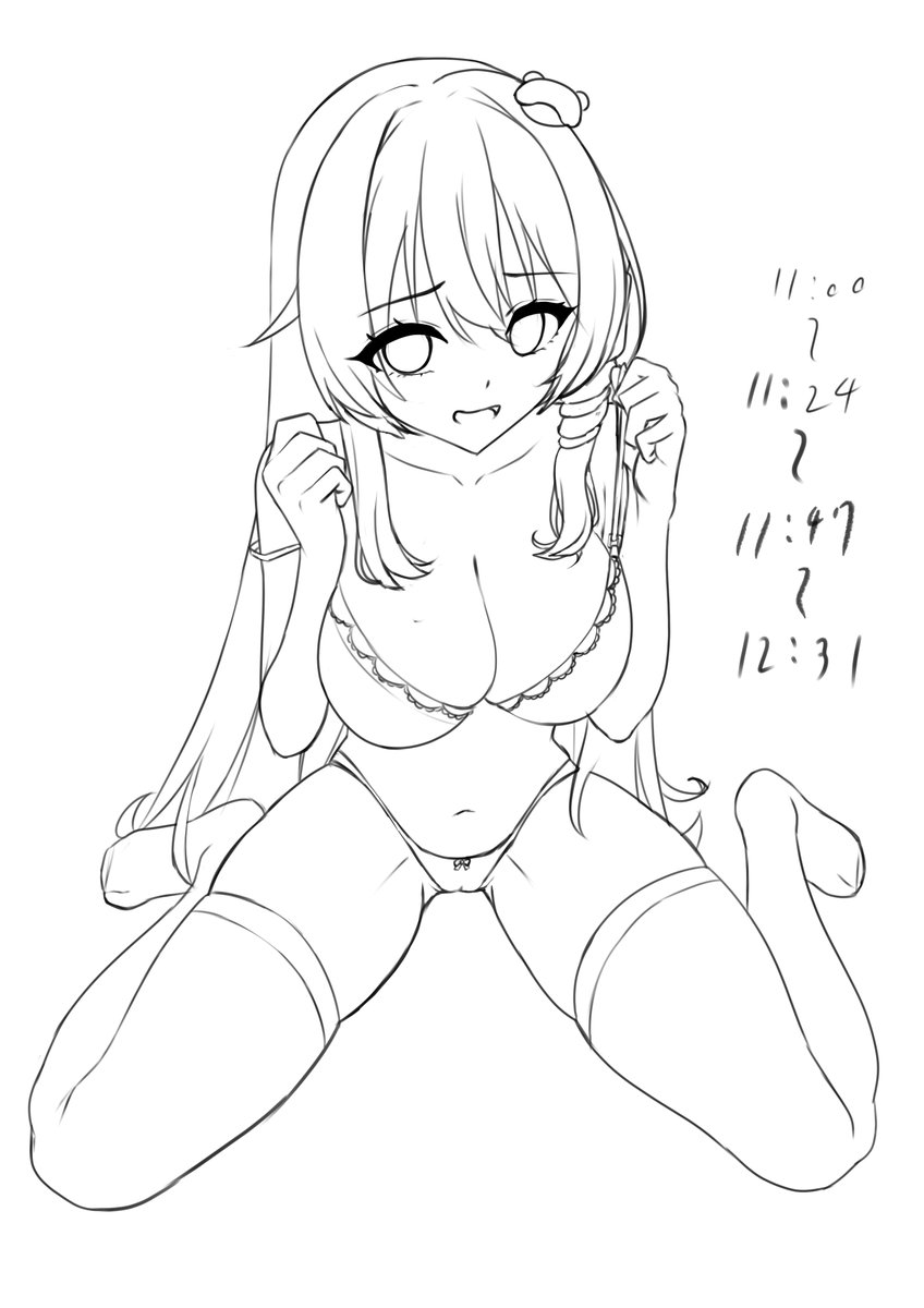 今日は時間測りながら落書きしてた 