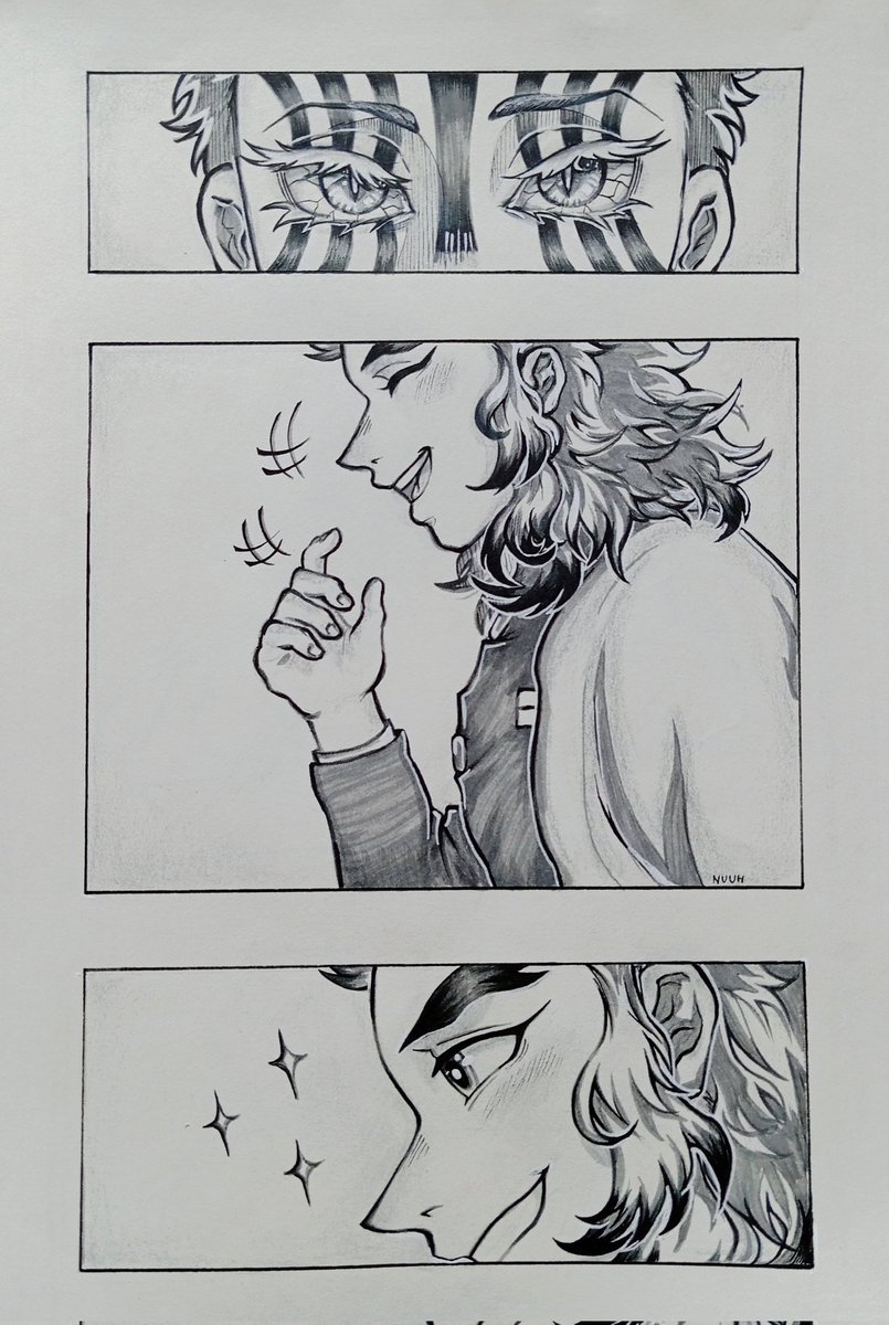 Happy New Year everyone! ✨
First short comic of the year 1/3
#renkaza #akaren