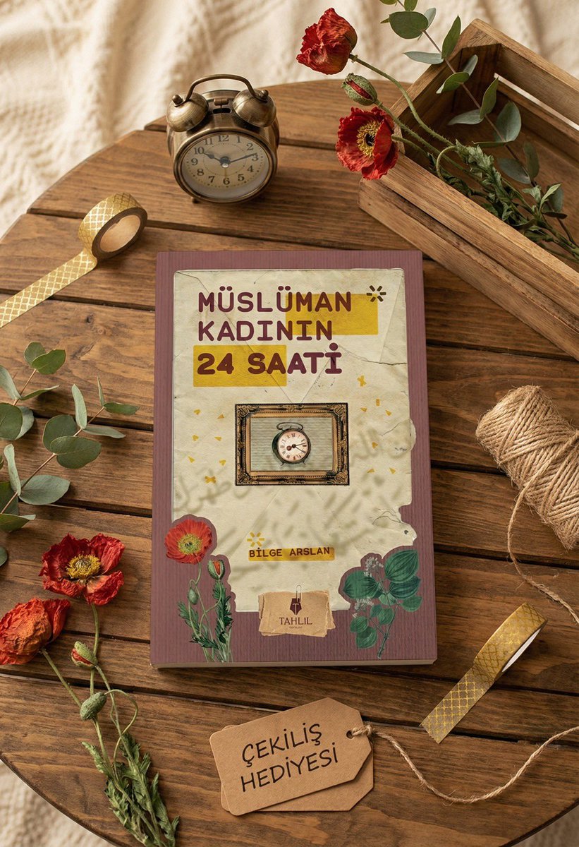 🎁 Çekilişimiz var! 
10 kişiye yazarından İMZALI “Müslüman Kadının 24 Saati” kitabını hediye ediyoruz!

Çekilişe katılmak için yapmanız gerekenler:
- Hesabımızı takip etmek
- Gönderiyi beğenmek, rtlemek ve kaydetmek
- Gönderinin altına iki hesap etiketlemek

16 Ocak Cuma akşamı