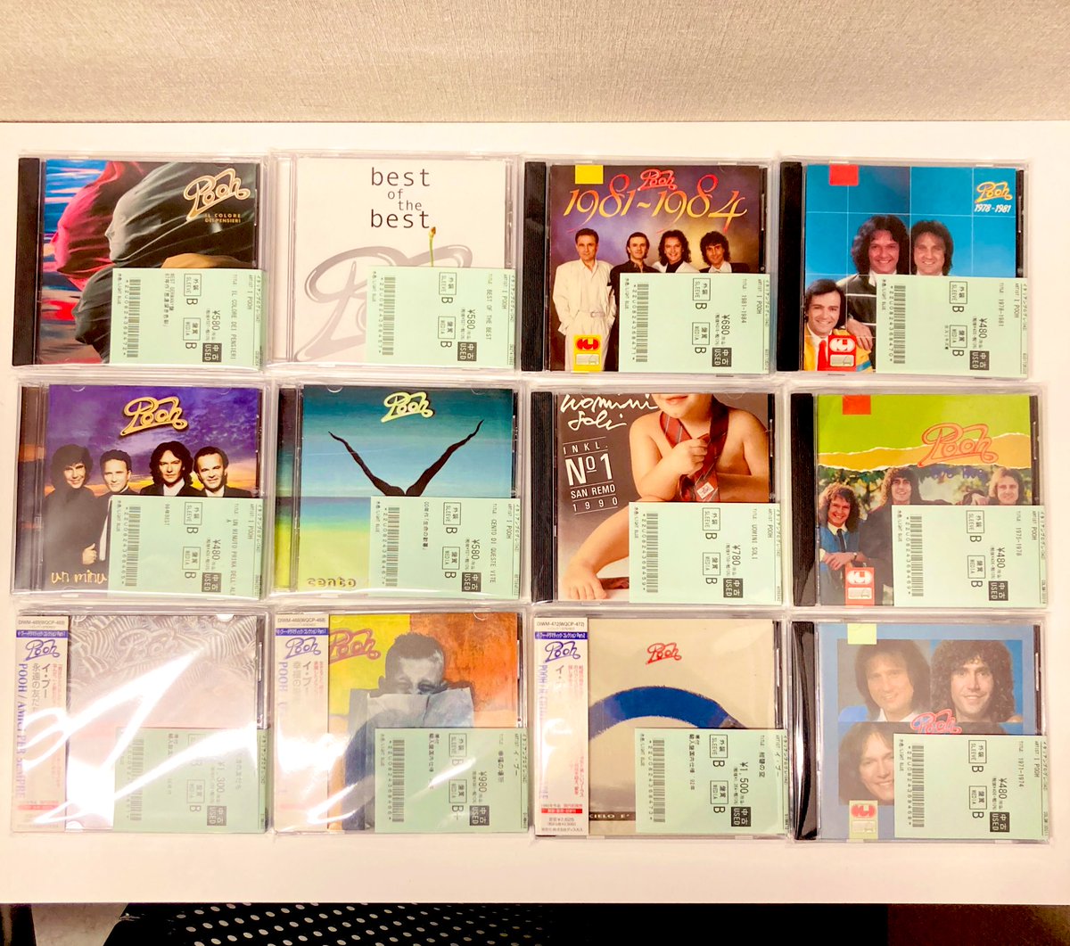 diskunion_dns's tweet photo. 【中古CD新入荷】
イタリアを代表するバンド、I POOH のCDがまとまって入荷いたしました〜🇮🇹✨
イタリアと言えば、ミラノ・コルティナ五輪や、今回こそW杯に出場できるのかどうかで盛り上がっていますね〜⛷️🏂⚽️
是非 #イ・プー を聴いて応援しましょ〜🙌
#du名古屋プログレ
#IPooh https://t.co/YvzMXHGe7E