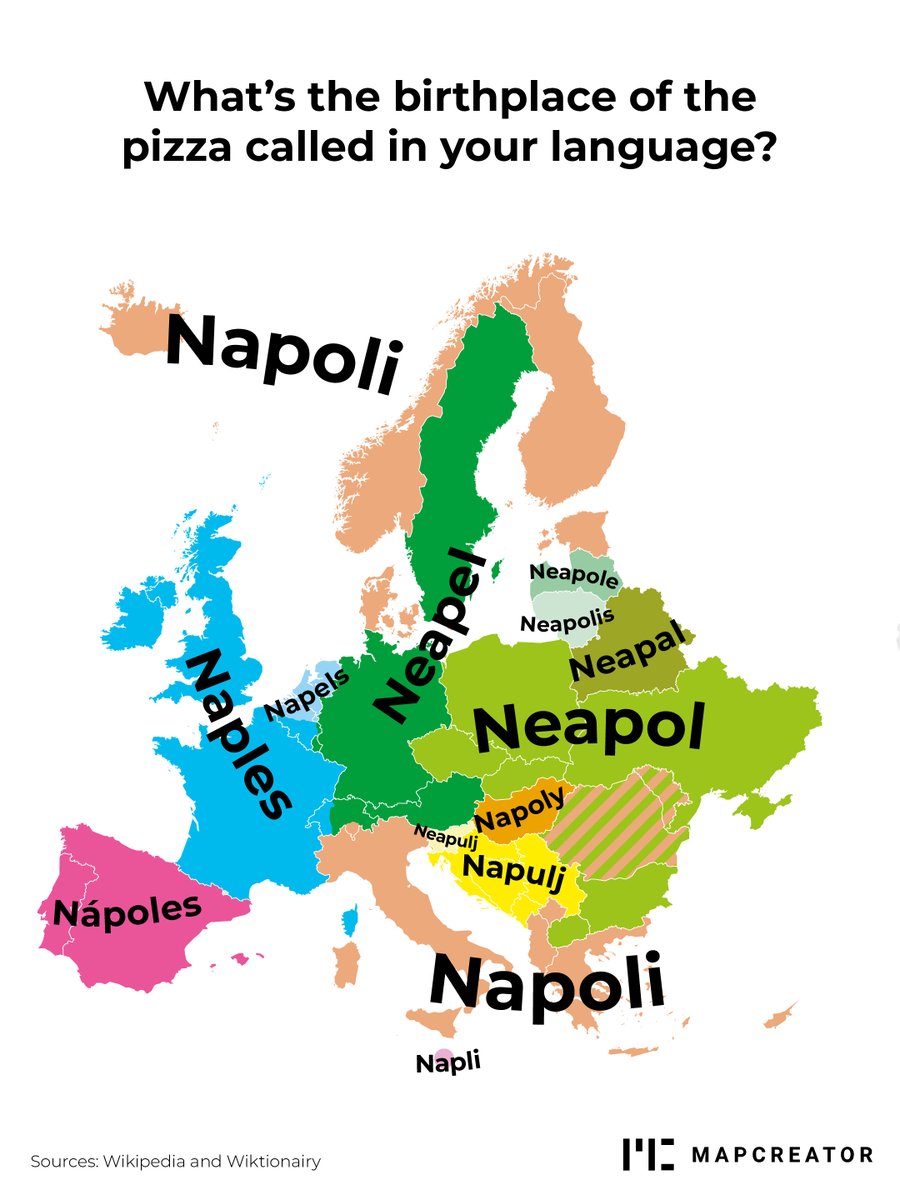 mapcreator_io's tweet image. How do you call Naples where you are from? 🇮🇹 #naples #language #mapcreation