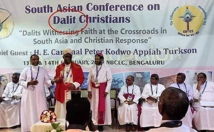 What is Christian Dalit now???

Isn't the conversion to Christianity supposed to make them caste-less?