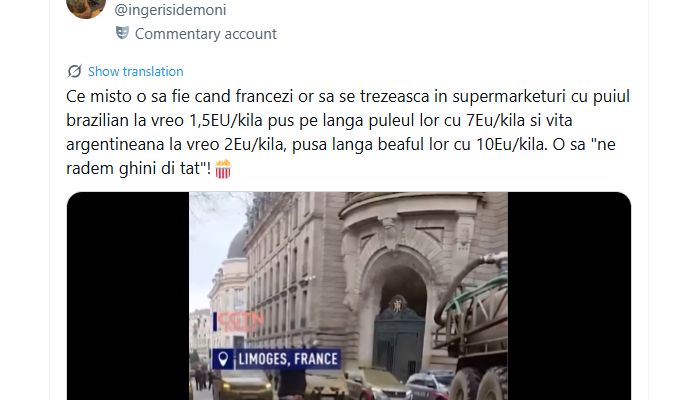 TanarulD's tweet image. Intrebari pentru sugeranisti. 

De ce nu este invadata Franta acum de pui brazilieni daca e asa de ieftin puiul din Brazilia?