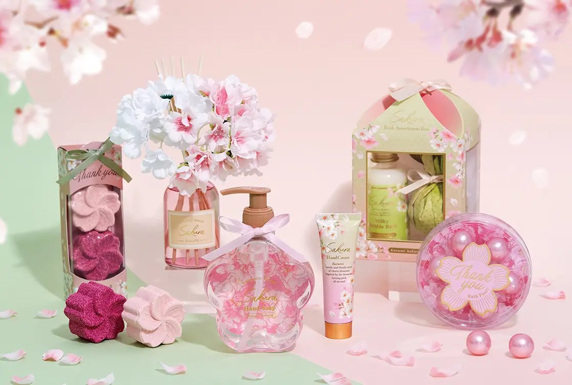 桜の香りをお家で楽しむハンド＆バスアイテムが限定登場🌸 やさしい甘