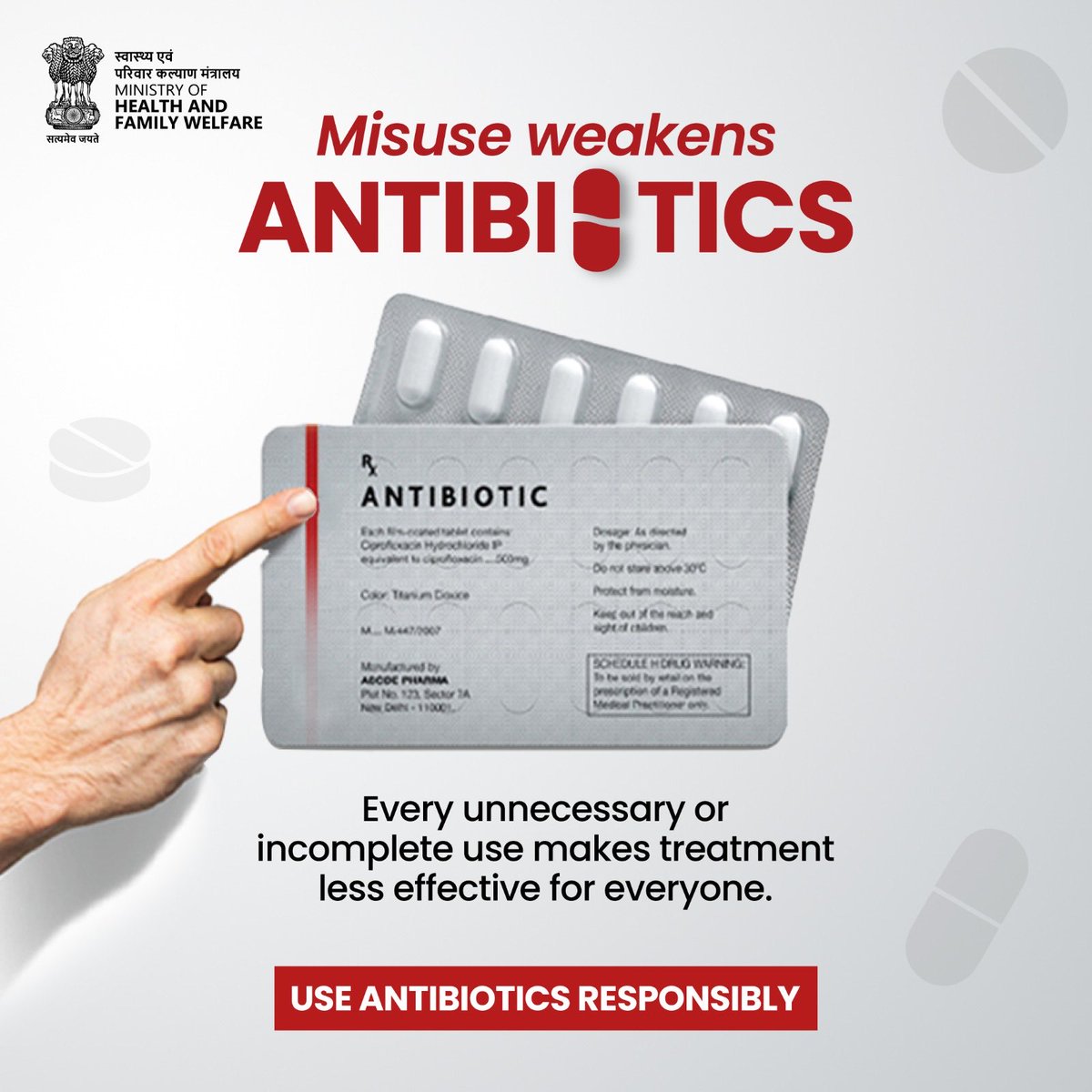 Ministry of Health tweet media