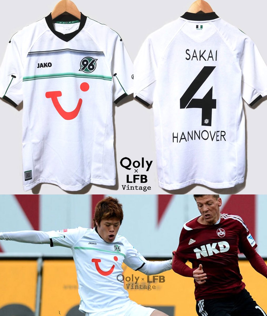 新品】 🇩🇪ハノーファー96 2012-13 Jako サード半袖 ユニフォーム #4