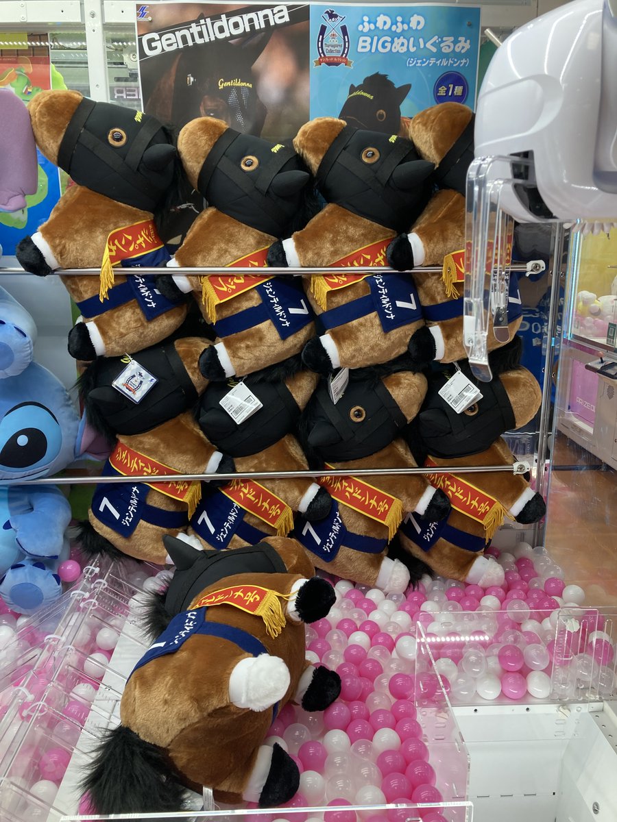 どん　サラブレッドコレクション 景品入荷情報】 『サラブレッドコレクションふわふわBIG（ジェン