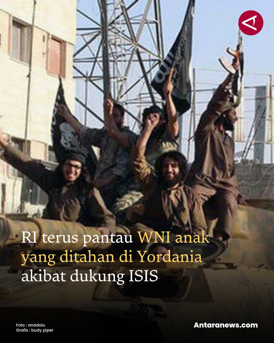 antaranews's tweet image. "Penangkapan KL ini dengan dugaan keterlibatan dalam aktivitas daring yang terindikasi mendukung ISIS," ujar Heni

#isis #wni #kemlu 
Baca selengkapnya
m.antaranews.com/berita/5351469…