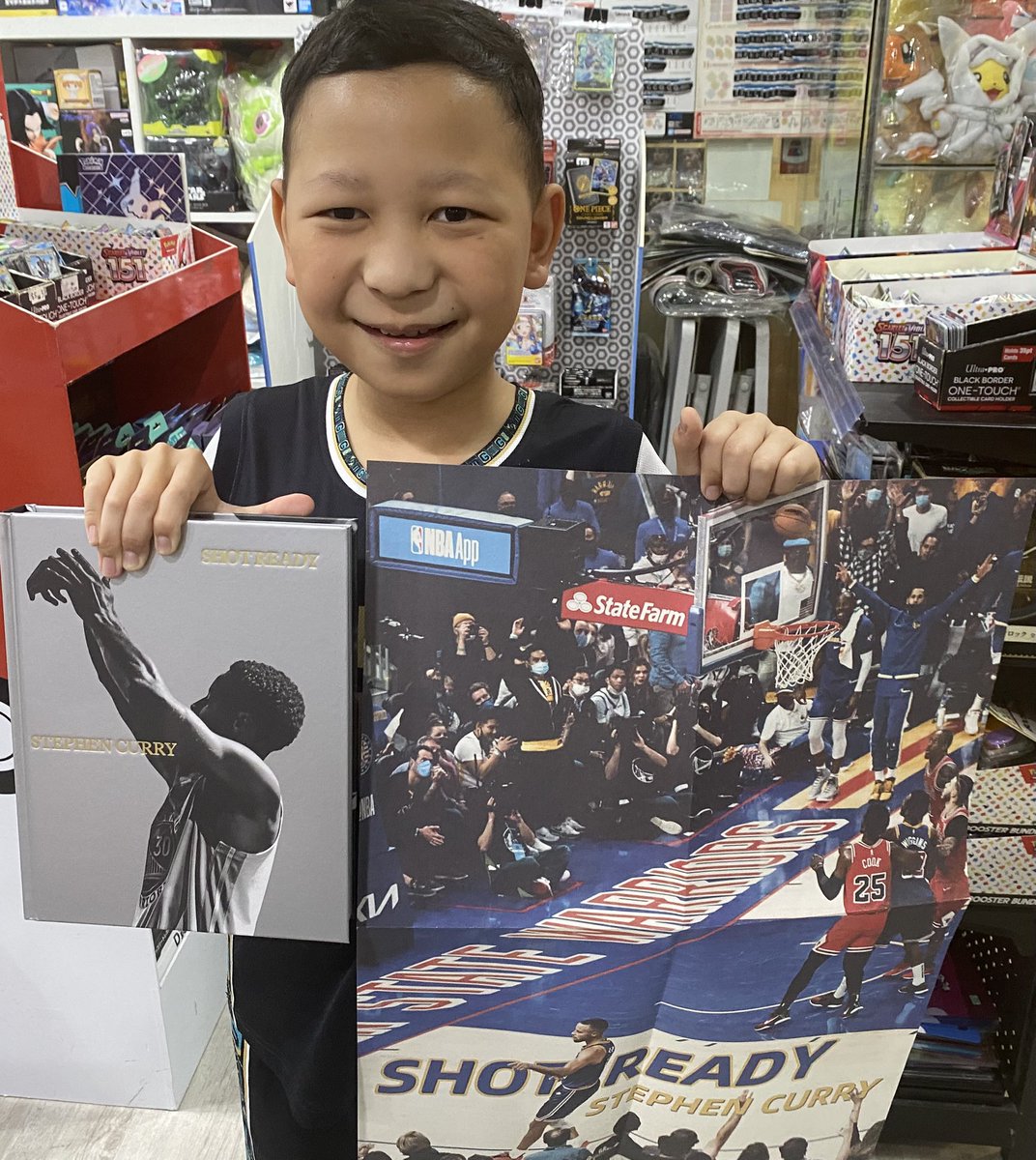 Kid was so happy to receive Shot Ready, looking forward to visit Chase Center one day to meet up with his idol!

#StephenCurry #ShotReady #GoldenStateWarriors