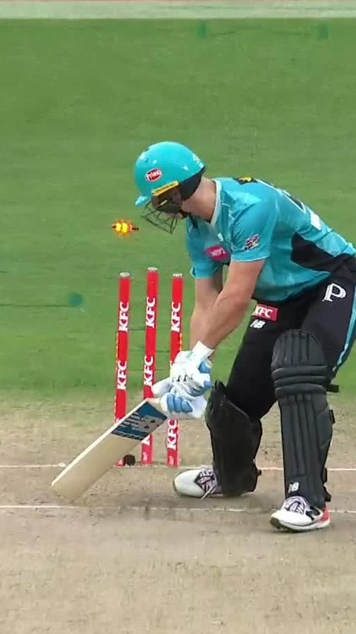 Watch Riley Meredith perfect yorker Picture