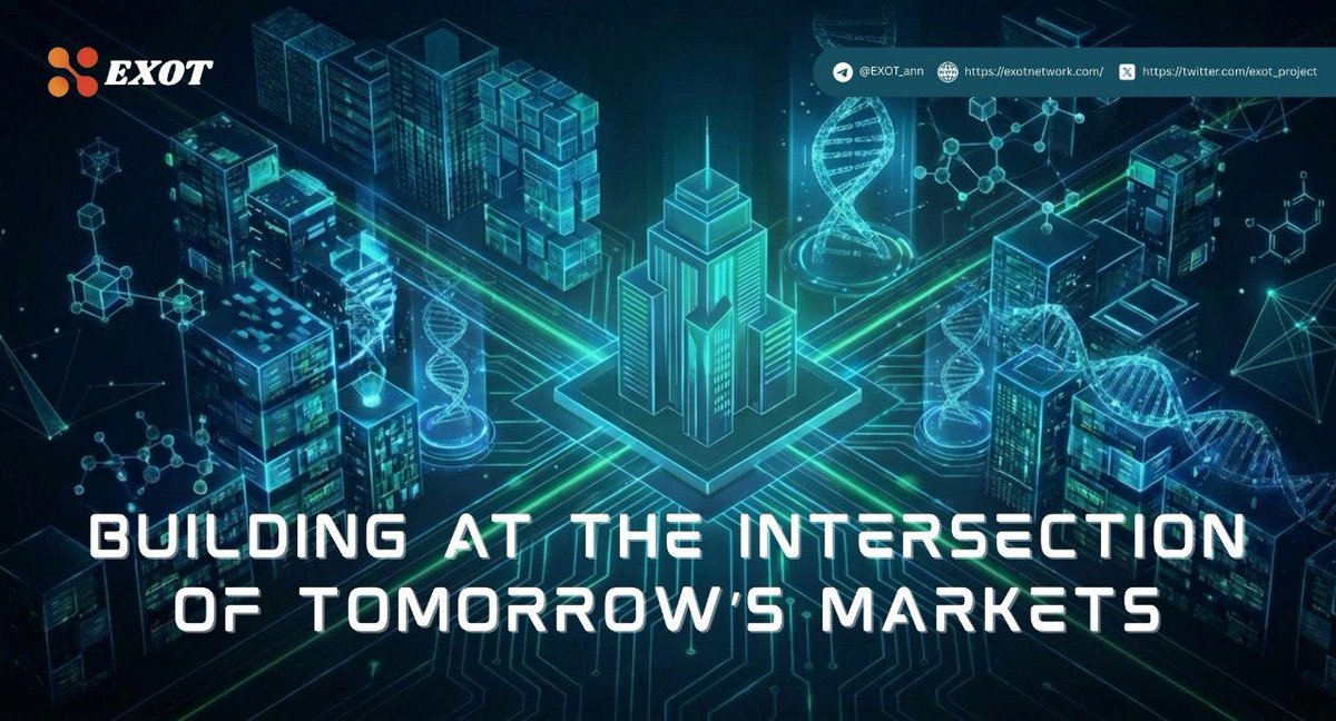 Markets evolve when narratives collide.

DeSci is unlocking science.
RWA is bringing real value on-chain.
ESG is redefining capital allocation.

EXOT sits where these three forces converge, creating a new alternative built for transparency, impact, and scale.

2025 is the