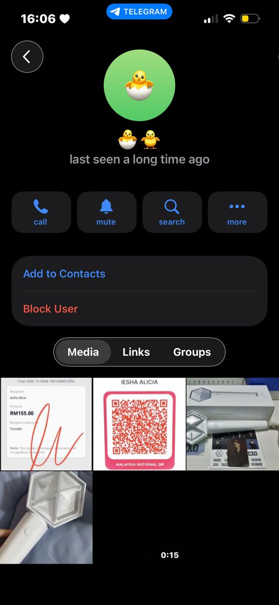 nrwwaa's tweet image. SCAMMER ALERT !!

i purchase ls exo 13/1/2025 pukul 12 malam , please be aware ye , sebab dia ada letgo chanyeol denim beg rm200 , n my friend ada dm she katanya ls ni available padahal i dah beli , PLEASE SANGAT II SPAM 0.01SEN KAT DIA