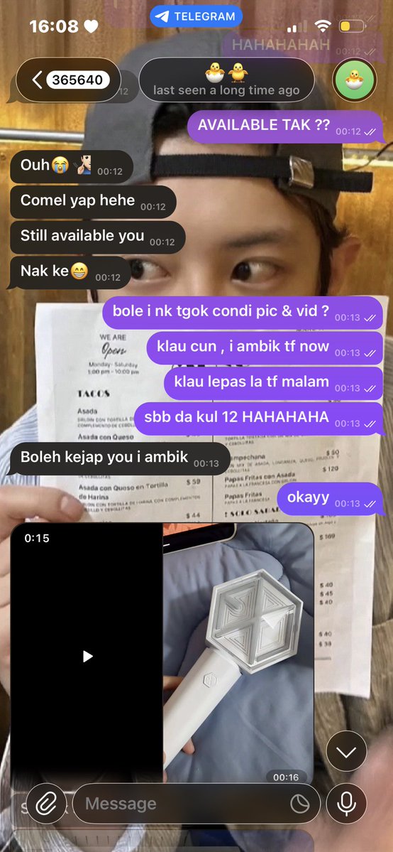 nrwwaa's tweet image. SCAMMER ALERT !!

i purchase ls exo 13/1/2025 pukul 12 malam , please be aware ye , sebab dia ada letgo chanyeol denim beg rm200 , n my friend ada dm she katanya ls ni available padahal i dah beli , PLEASE SANGAT II SPAM 0.01SEN KAT DIA