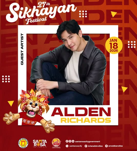 ✨ SIKHAYAN 2026 GUEST ARTISTS ✨

Santa Rosa, handa na ba kayong maki-Maui Wowie? 🌴🔥

Ihanda na ang inyong mga sigaw at energy dahil isa sa ating mga bisita ang Asia’s Pop Heartthrob, DARREN ESPANTO!

At siyempre, hindi rin magpapahuli ang ating very own Asia’s Multimedia