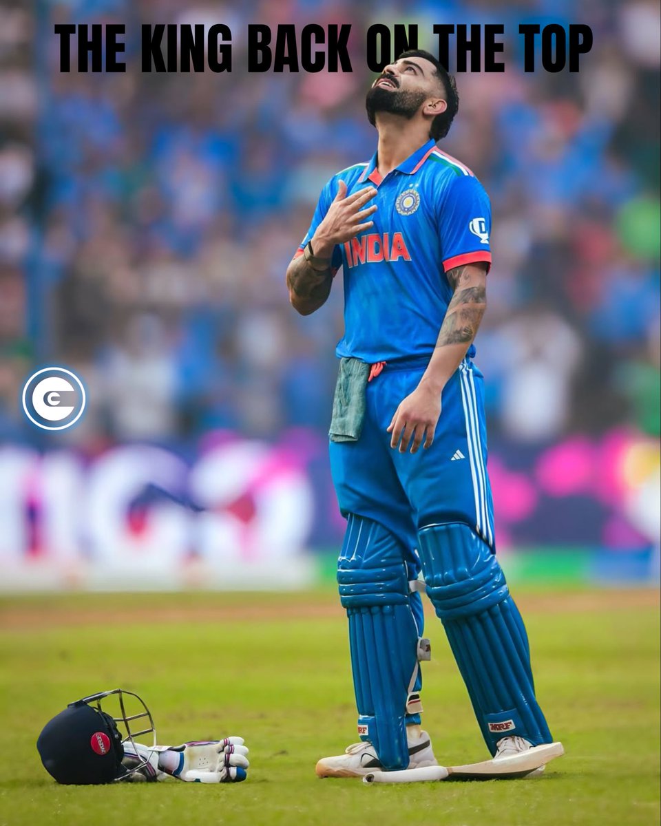 crickcountdown's tweet photo. The King reclaims his throne 👑🔥
No.1 ODI Batter in the world ✨

📷: BCCI | ICC

#viratkohli #ᴛᴇᴀᴍɪɴᴅɪᴀ #cricket #cricketcountdown #odicricket https://t.co/LnWTPruEpb