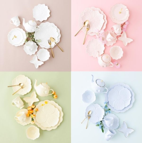 CKumacom's tweet image. ＼2026 Spring Collection／
1月14日(水)～順次発売
Francfranc（フランフラン）
「2026 Spring Collection」
お花や蝶モチーフの食器、ポーチなど