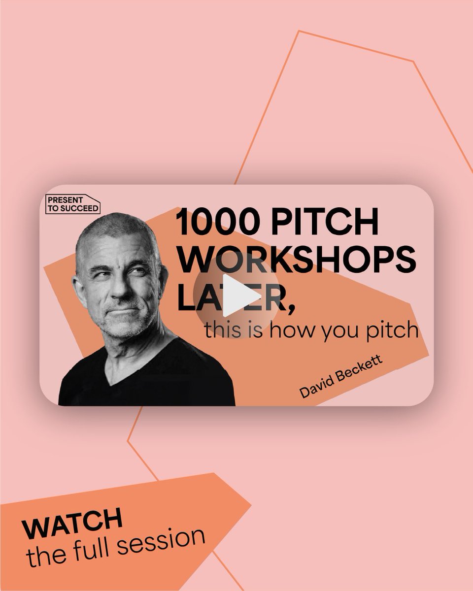 Learn David Beckett's proven methodology for delivering winning pitches in 1-3 minutes that capture attention and get results. Discover how to communicate your ideas with clarity and conviction, even under time pressure.
Link: youtu.be/1dW5krYxWkw
