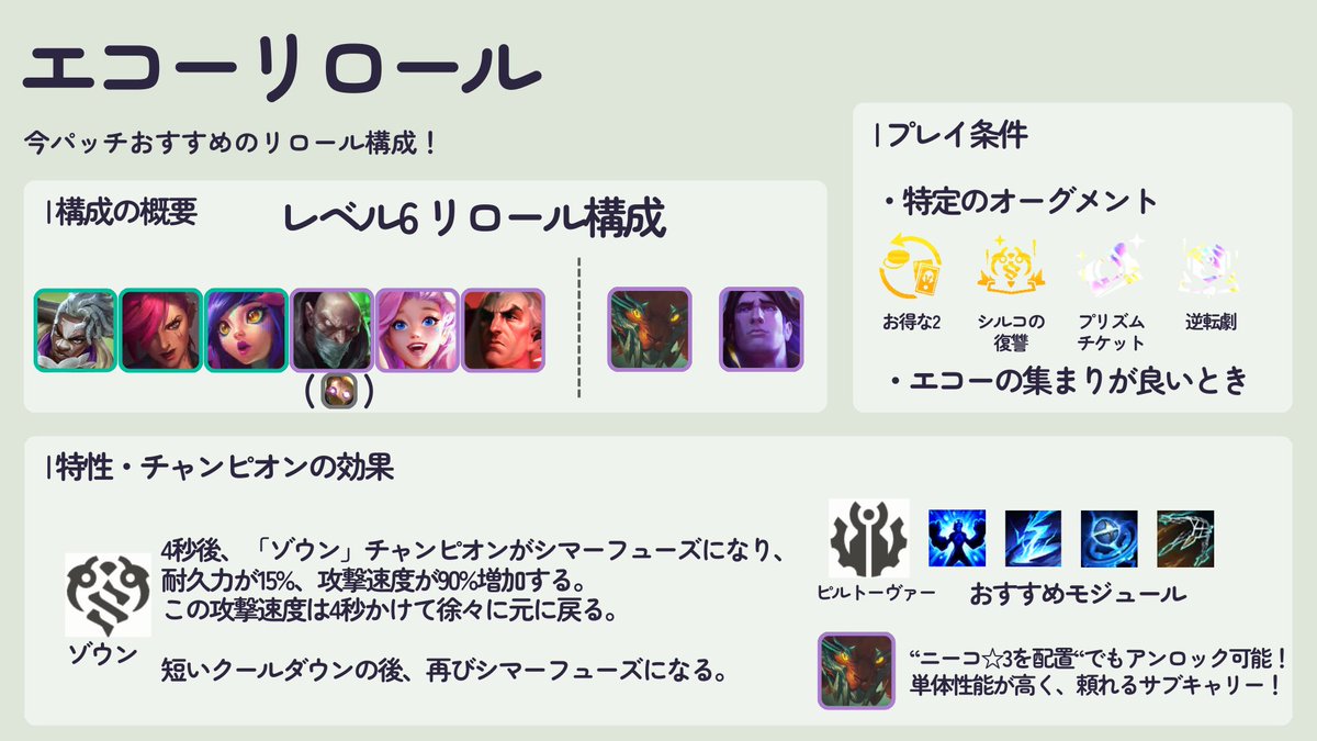 ゆっ着@TFT初心者向け解説 tweet media