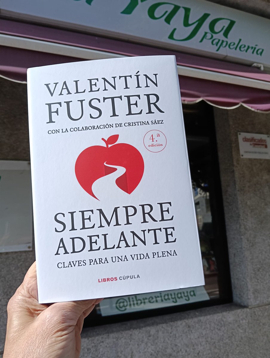 LibreriaYaya's tweet image. #siempreadelante #valentinfuster @libroscupula

Las lecciones de superación del Doctor Valentín Fuster, el médico más importante de los últimos cien años y el científico e investigador español más citado de todos los tiempos.

#LibreriaYaya #Arucas #LasPalmasDeGranCanaria