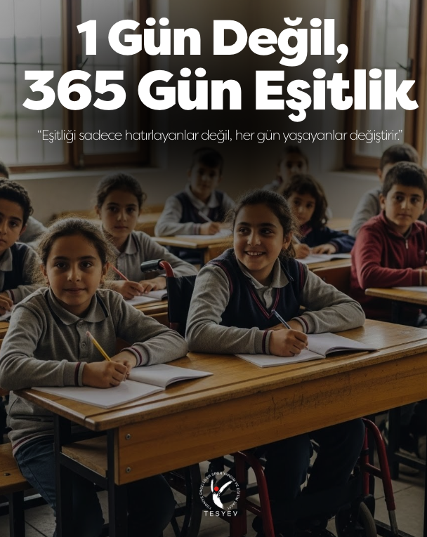 tesyev's tweet image. Eşitlik bir takvim günü değil, bir yaşam biçimi.

Hatırlamak yetmez; her gün savunmak, her gün yaşatmak gerekir.

TESYEV olarak eşitliği 1 gün değil 365 gün birlikte inşa ediyoruz.

Sen de onların yanında yer alarak toplumsal dönüşüme katkı sağlayabilirsin.

💙 Bağış için: TR48…