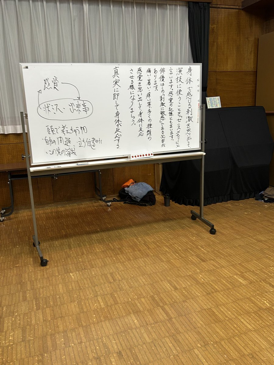 ワークショップしてます！

演じる為の技術を学びながら、俳優として成長していきます。

毎週水曜日、皆様も遊びに来ませんか？