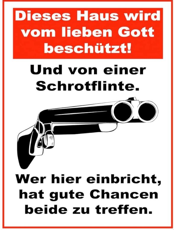 <a href="/pulpo404/">pulpo404</a> Absolut, denn durch die Behörden, hat das Pack nichts zu befürchten. Da sind die nach kurzer Zeit wieder auf freiem Fuß und stehen wieder vor deiner Tür. Also, sofort und richtig handeln!