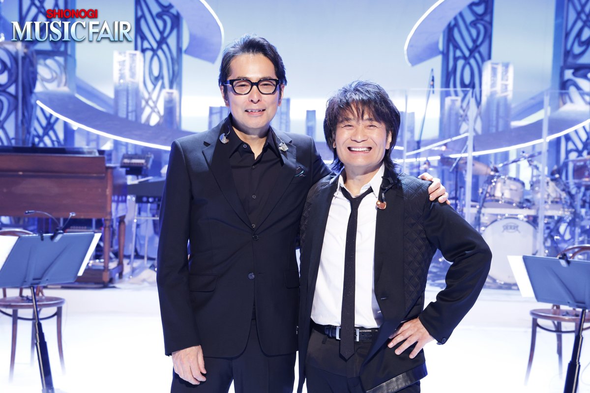SHIONOGI_JP's tweet photo. ／
#MUSICFAIR 🎶
＼

#徳永英明 さんと
#根本要 さんは

スターダスト⭐︎レビューの名曲
「夢伝説」を披露✨

大人世代にはたまらない
胸に沁みるステージになりそうです！

みなさんが思い出に残っている
#スタレビ の曲もぜひ教えてください✍️ https://t.co/LOTMToDwWd