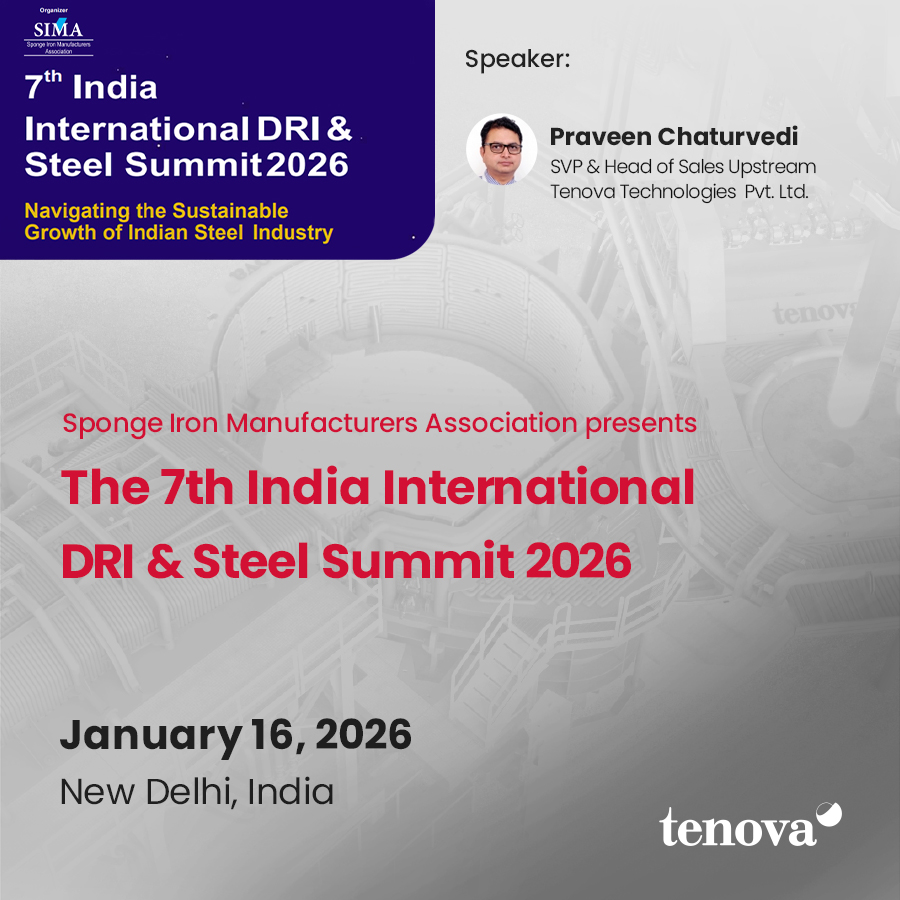 Kicking off 2026 at <a href="/BigMint_Co/">BigMint (formerly SteelMint/CoalMint)</a>’s 7th India International DRI Summit! Our SVP, <a href="/praveenkc32/">praveen chaturvedi</a>, will join a panel and present on DRI: A Pillar of Modern Steelmaking. Excited to share insights and explore the future of sustainable, low-emission steel 👉 tenova.com/newsroom/upcom…