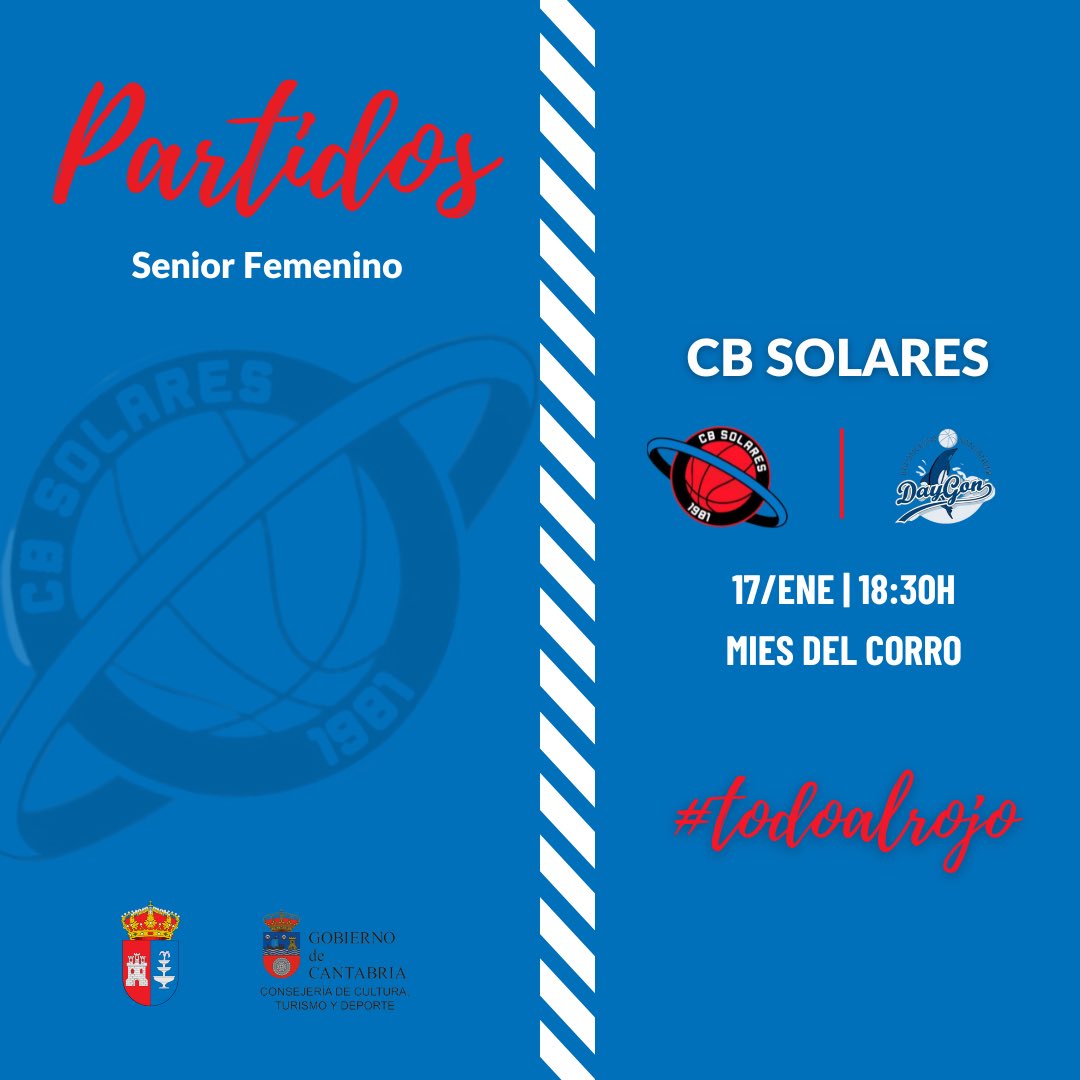 CBSolares's tweet image. 🏀| SENIOR FEMENINO

➡️  CB Solares 🆚 @CBDaygon 

¡Vamos Solares!

#TodoalRojo