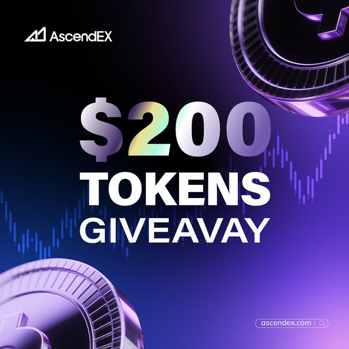 🫵The easiest $200 in token you’ll ever win! 

1️⃣ Follow <a href="/AscendEX_/">AscendEX</a>
2️⃣ Retweet &amp; Tag 3 friends
3️⃣ Fill in this form👉forms.gle/MEggYu3JzgDQs7…

🎁$200 in token丨20 winners丨Ends 1/21

🔗Rewards sent to your #AscendEX account! Sign Up👉ascendex.com/en-us/register…