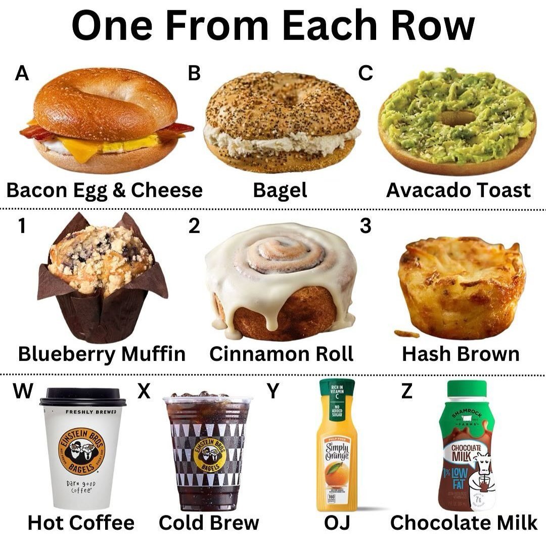 conquertheno's tweet image. What's your breakfast trio gonna be?