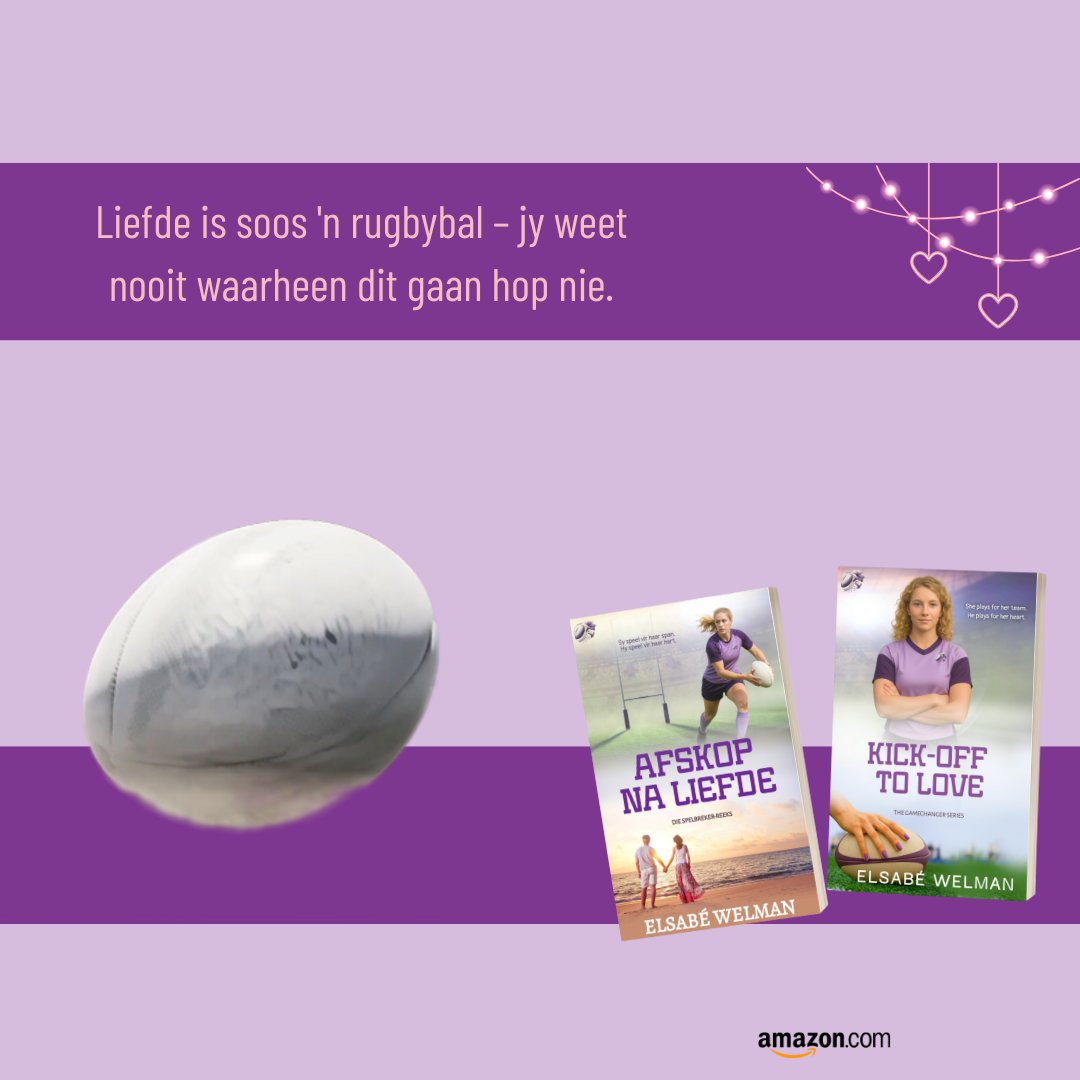 Chapterchat2025's tweet image. Nie elke wedstryd word met ’n fluitjie beëindig nie. Dalk ‘n soen?
’n Afrikaanse werksromanse oor vrouerugby, derde partye en vertroue
AFSKOP NA LIEFDE: amazon.com/dp/B0F9B4CNPN
KICK-OFF TO LOVE: amazon.com/dp/B0F9B45672
#ElsabeSeBoeke #sportromance #leesafrikaans #rugby