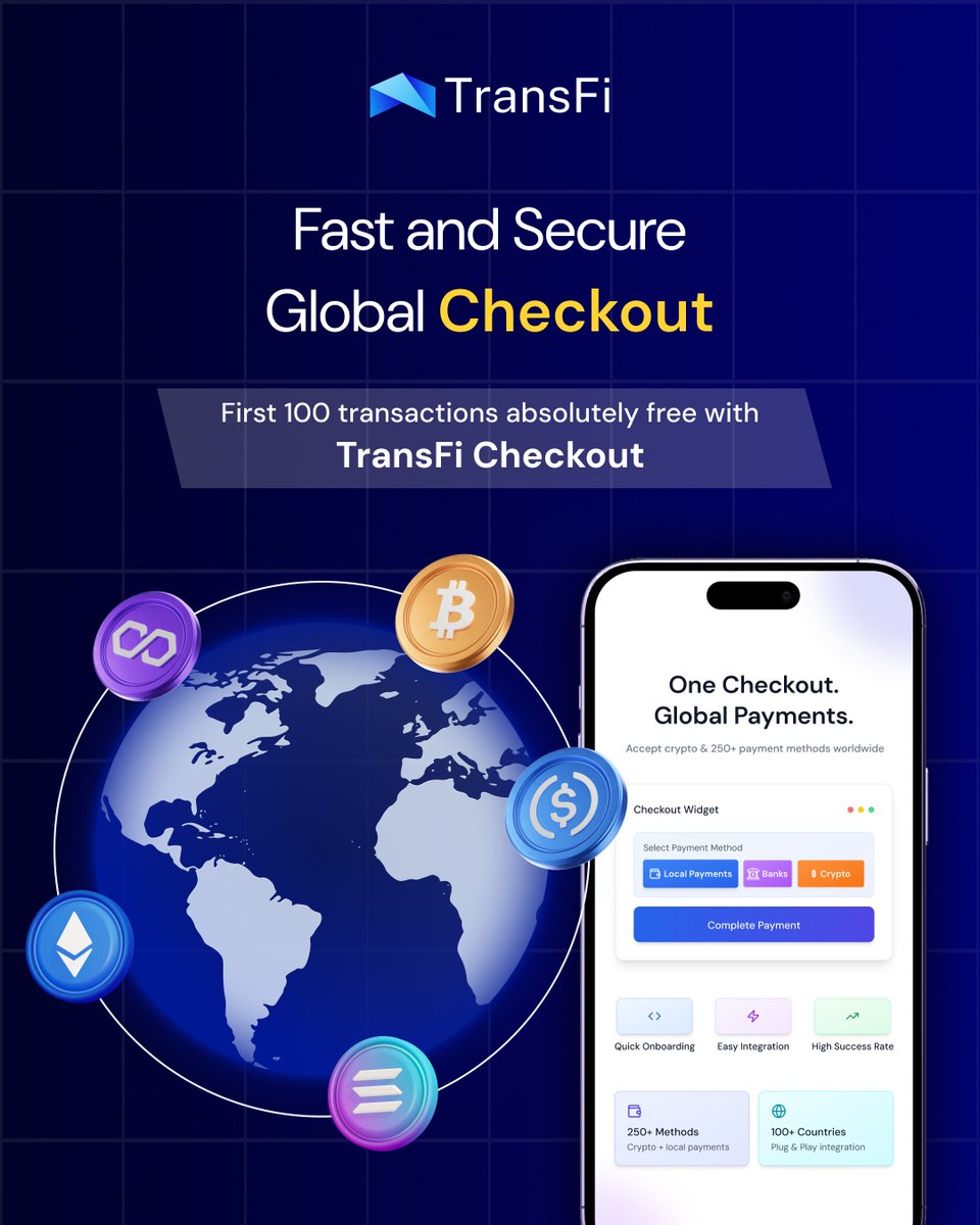 𝐀 𝐂𝐡𝐞𝐜𝐤𝐨𝐮𝐭 𝐁𝐮𝐢𝐥𝐭 𝐟𝐨𝐫 𝐭𝐡𝐞 𝐖𝐚𝐲 𝐭𝐡𝐞 𝐖𝐨𝐫𝐥𝐝  𝐏𝐚𝐲𝐬 One unified checkout to accept crypto and 250+ local payment  methods worldwide. Launch faster with plug-and-play integration, quick  onboarding, and secure global payments