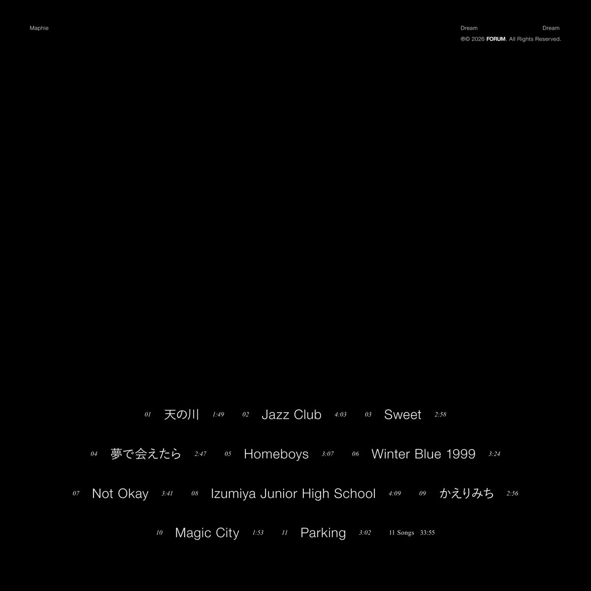 donamaphie's tweet image. New Album

Dream Dream

2026/3/18