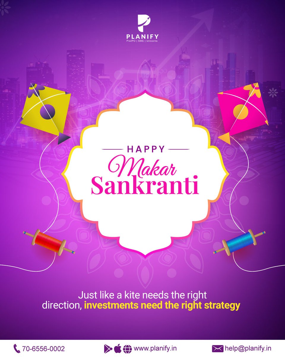 PlanifyIndia's tweet image. Happy Makar Sankranti from Planify 🌞🪁

May this festival of new beginnings bring growth, prosperity, and smart financial decisions into your life. Let your investments soar higher this season! 📈✨

#HappyMakarSankranti #Planify #FestivalOfHarvest #NewBeginnings #WealthCreation