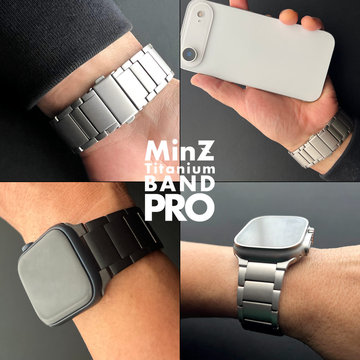 TYO_Mac's tweet image. 【入荷速報】到着！大変長らくお待たせいたしました。＜MinZ Titanium Band PRO＞【ブラックチタン】モデルの再入荷です。ご予約いただきました皆さまへの発送も開始しております。 tyo2l.com/MinZ-Titan-PRO/　#MinZ #ブラックチタニウム