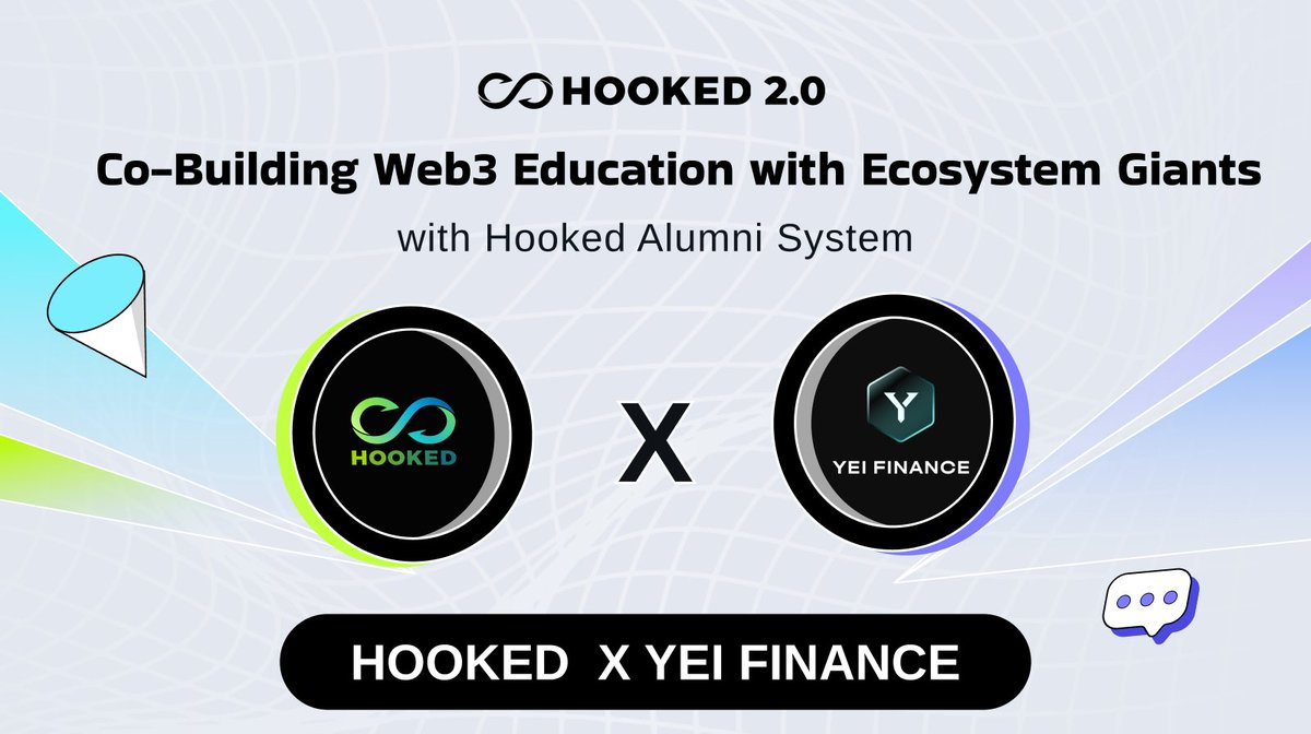 HookedProtocol's tweet image. We're thrilled to share that @YeiFinance will be featured in the Hooked 2.0 expansion to empower Web3 mastery!

Learn about Yei Finance, the DeFi protocol that hit $400M+ TVL on Sei, and its upcoming cross-chain expansion, Clovis.

AMA, quizzes, and rewards incoming. Stay tuned.