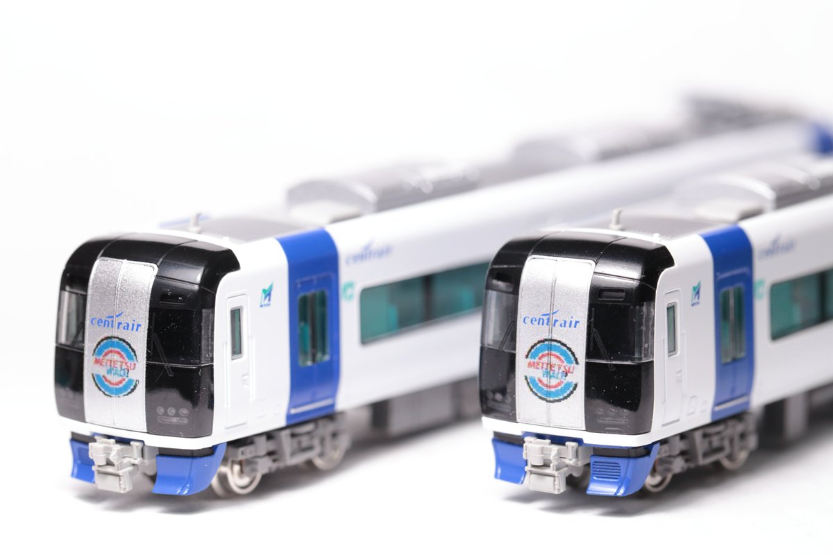 WAO” なミュースカイ。手元にグリーンマックスの31740の名鉄2000系